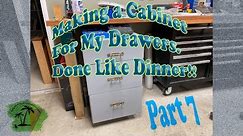 Making Cabinet For Old Desk Drawers. Part 7