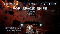 Unlocking the Secret of Intergalactic Exploration: The Unreal Engine 5 spaceship Tutorial! [Part 1]