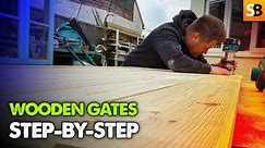 How To Build DIY Wooden Gates Step-by-Step
