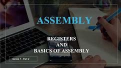 x86 Assembly - Register and Instructions