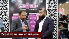Zeeshan Aslam (MD Milkyz Food) in Expo Center Karachi