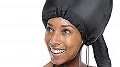 BEAUT'E SEOUL Soft Bonnet Hood Hairdryer Attachment with Headband that Reduces Heat Around Ears and Neck, Portable Hair Steamer for Natural Hair