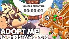 ❄️ALL 12 NEW CHRISTMAS PETS RELEASE!🎄ADOPT ME HUGE MINIGAMES + CHRISTMAS EGG! +CONCEPTS ROBLOX