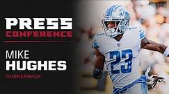 Mike Hughes speaks to the media after signing with the Falcons | Press Conference