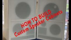 DIY: How to build Wharfedale Speaker Cabinets