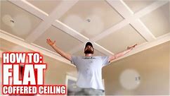 How to Build a Flat Coffered Ceiling