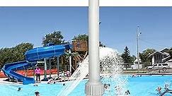 Swimming Pool Waterfall Spray Pond Fountain - Water Spray Spa Fun Sprinkler Fit for 1.5" Threaded Above Ground & In Ground Pool Return Jets, Swimming Pool & Spa Accessories