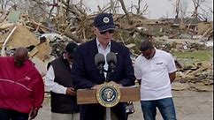 Biden visits Mississippi town hit by tornado