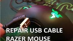 How To: REPAIR Mouse USB cable/plug in 10 minutes