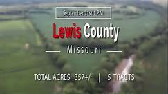 Lewis County, MO Land Auction | September 21, 2022