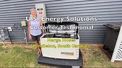 New Generac Generator Installation at Home in Pendleton, SC