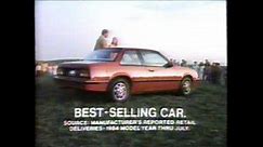 1984 Chevrolet Cavalier "Sarah Purcell & Ken Howard" TV Commercial