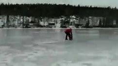 Redneck Ice Skating