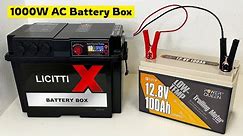 12v inverter box 1000w ac battery box Pure sine wave Easiest DIY Solar Generator