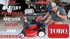 Toro 60V 21" Self Propelled Push Mower (21356) Unboxing, Setup, AND Overview
