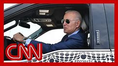 See Biden floor it in electric Ford pickup truck