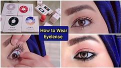 How to : Apply Contact Lense / Remove Contact Lense Stuck Inside Eye