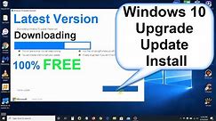 How to update Windows 10 and How to download Windows 10 update/upgrade - Easy & Fun