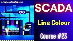SCADA Tutorial 23 - Line Colour | Fill Line | SCADA Design Basics