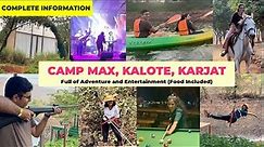 Camp Max Karjat | Best Place for Camping Lakeside Near Mumbai | Adventure | Over Night Glamping