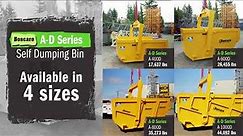 Industrial Series Self Dumping Bins in 4 Sizes