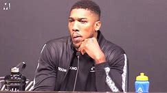 Anthony Joshua press conference after heavyweight defeat