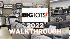 BIG LOTS STORE WALKTHROUGH 2022 | FURNITURE, COUCHES, BEDS, DESKS, SECTIONALS, DECOR SHOP WITH ME