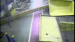 Steel Factory Crane Collapse Caught on CCTV