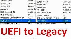 How to Convert UEFI to Legacy of Installed Windows 10/8.1/7 (Complete Tutorial)