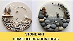 latest pebble Art - Rock Sculptures 2023 - Stone Painting ideas 2023 - DIY home Crafts - Stone Art