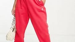 adidas Originals Plus sweatpants in red | ASOS