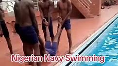 Nigeria Navy Swimming Training God Bless the Military | ThatBarrack Boy