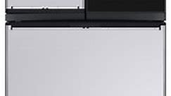 Samsung 30 Cu. Ft. Custom Panel-Ready With Charcoal Glass Family Hub Panel BESPOKE 3-Door French Door Refrigerator - RF30BB6900ACAA