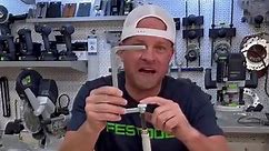 Showing the different Festool clamp sizes and types