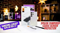 Best Screen Protector S24 Ultra - Spigen Tempered Glass Screen Protector!!!