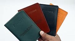 Leather Passport Wallet Slim