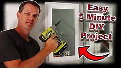 How To Replace A Medicine Cabinet - DIY