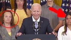 Biden Hilariously Goes BLANK and LOOKS Around for Help.....😂😂
