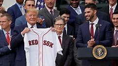 Trump hosts Boston Red Sox at White House