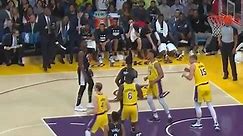Lance Stephenson Filthy Crossover Drives Lakers Bench Crazy