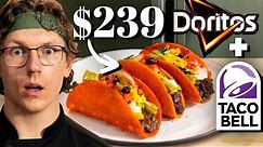 $239 Taco Bell Doritos Locos Tacos Taste Test | FANCY FAST FOOD