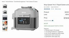 [Costco] NEW MODEL Ninja Speedi 14-in-1 6qt. Rapid Cooker and Air Fryer $159.99 (save 50$) - RedFlagDeals.com Forums