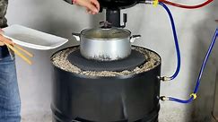 DIY heating stove! and super fast and efficient hot water system! Store energy from sand batteries