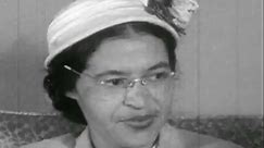 Rosa Parks talks about the fight for equal rights