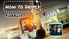 How to Drive Forklift | Working in Dubai Forklift | Dubai Forklift vlogs Telugu