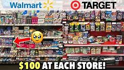 $100 at Walmart vs. $100 at Target - Retail Sports Cards Spending Challenge! 🔥
