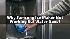 Why Samsung Ice Maker Not Working But Water Does? - Troubleshooting Guide - DIY Appliance Repairs, Home Repair Tips and Tricks