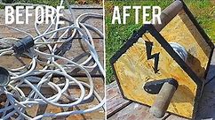 Easy Way to Organize Your Extension Cord Extension Cord Reel DIY