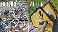 Easy Way to Organize Your Extension Cord Extension Cord Reel DIY