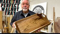 Show off your woodworking skills with this unique serving tray.